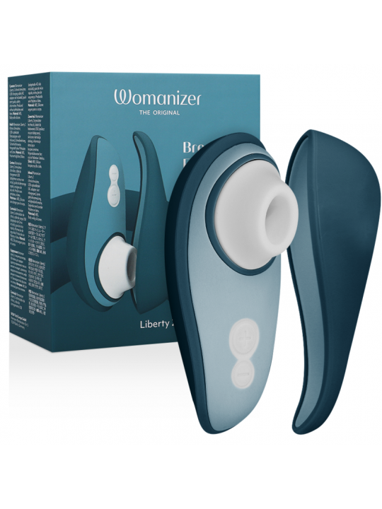 WOMANIZER - LIBERTY 2 STIMOLATORE CLITORIDE & VENTOSA BLU