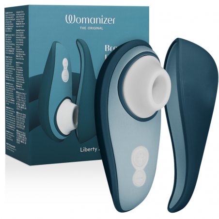 WOMANIZER - LIBERTY 2 STIMOLATORE CLITORIDE & VENTOSA BLU