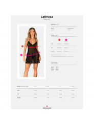 OBSESSIVE - LATINESA BABYDOLL & PERIZOMA XS/S