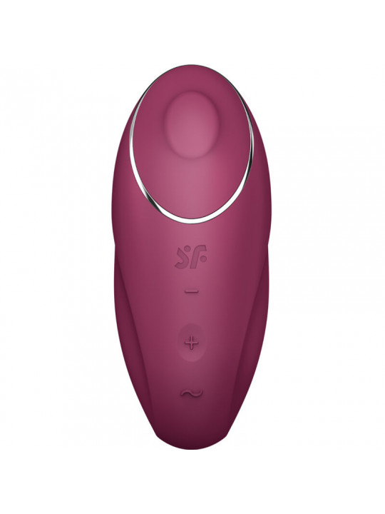 SATISFYER - TAP & CLIMAX 1 VIBRATORE LAY-ON ROSSO