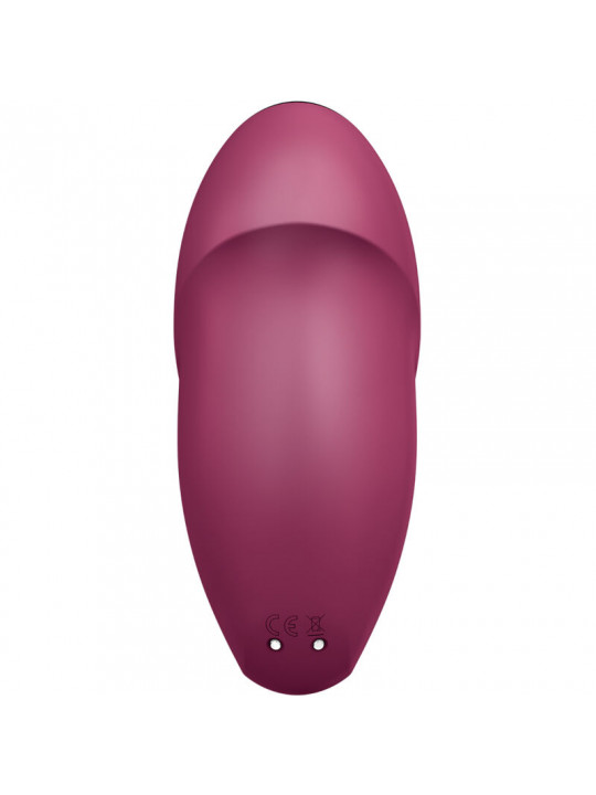 SATISFYER - TAP & CLIMAX 1 VIBRATORE LAY-ON ROSSO