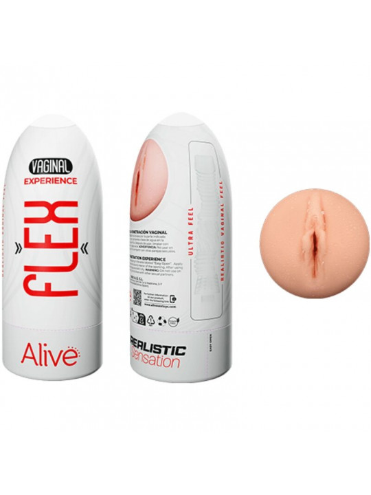 ALIVE - MASTURBADOR MASCHIO FLEX TAGLIA VAGINALE M