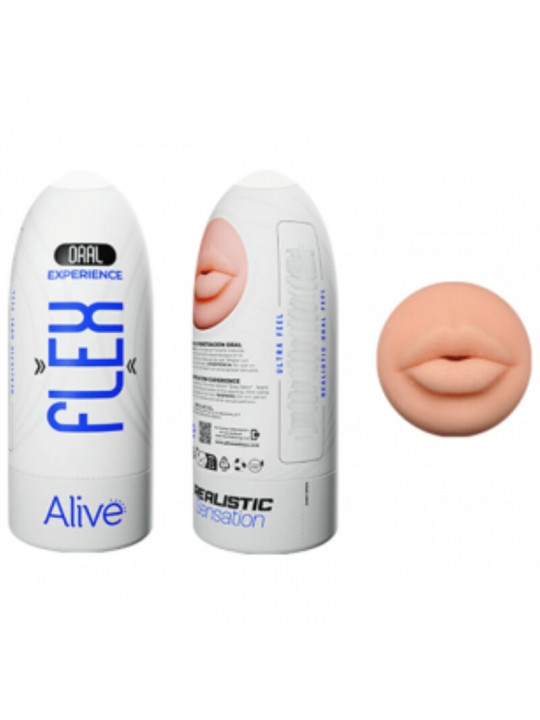 ALIVE - MASTURBADOR MASCHIO FLEX ORALE TAGLIA M