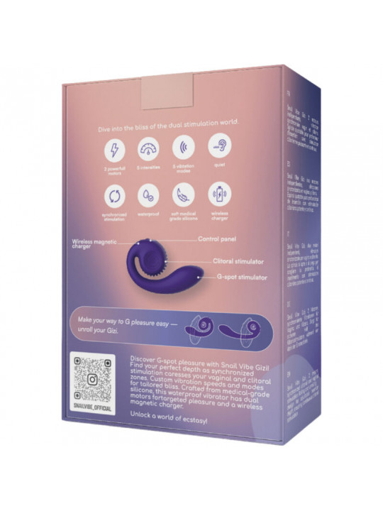 SNAIL VIBE - GIZI DUAL STIMOLATORE VIOLA