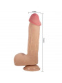 PRETTY LOVE - DILDO REALISTICO SERIE SLIDING SKIN CON VENTOSA SCORREVOLE DELLA PELLE FLESH 23,4 CM