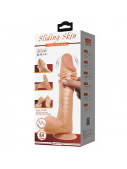 PRETTY LOVE - DILDO REALISTICO SLIDING SKIN SERIES CON VENTOSA SCORREVOLE DELLA PELLE CONTROLLO REMOTO FLESH 24 CM