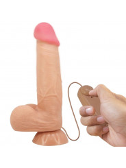 PRETTY LOVE - DILDO REALISTICO SLIDING SKIN SERIES CON VENTOSA SCORREVOLE DELLA PELLE CONTROLLO REMOTO FLESH 21,8 CM