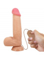 PRETTY LOVE - DILDO REALISTICO SLIDING SKIN SERIES CON VENTOSA SCORREVOLE DELLA PELLE CONTROLLO REMOTO FLESH 21,8 CM