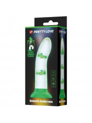 PRETTY LOVE - DILDO MAGICO NIGHTFALL SENZA VIBRAZIONI VERDE LUMINOSO