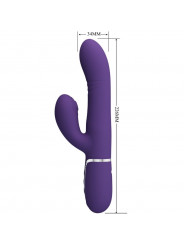 PRETTY LOVE - VIBRATORE MULTIFUNZIONE G-SPOT VIOLA