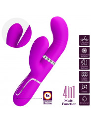 PRETTY LOVE - VIBRATORE MULTIFUNZIONE G-SPOT FUCSIA