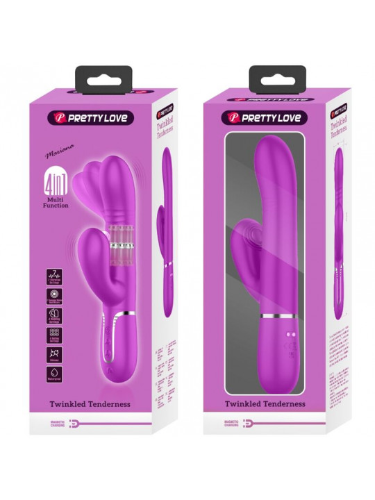 PRETTY LOVE - VIBRATORE MULTIFUNZIONE G-SPOT FUCSIA