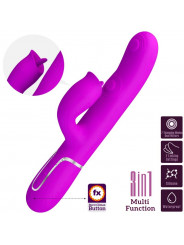 PRETTY LOVE - VIBRATORE CONIGLIO CON LICING FUCSIA