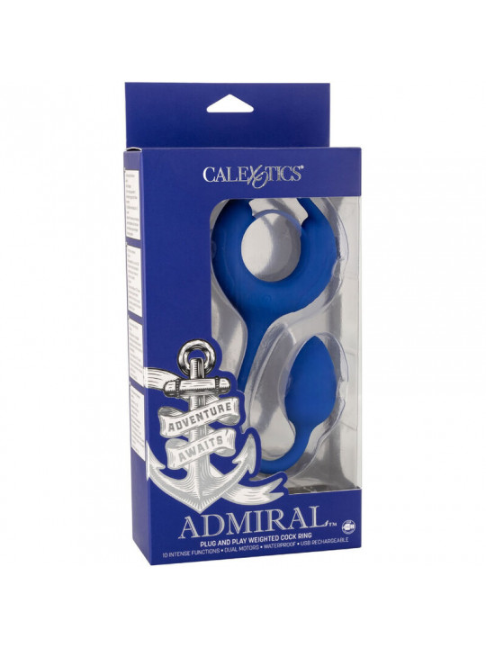 CALEXOTICS - ADMIRAL ANELLO PER CAZZO PESATO BLU