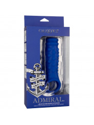 CALEXOTICS - ADMIRAL COPERTURA PER PENE CON PERLINE IN SILICONE LIQUIDO BLU