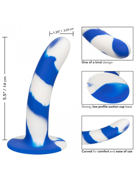 CALEXOTICS - ADMIRAL SWIRL DILDO FLESSIBILE