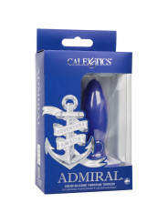 CALEXOTICS - ADMIRAL VIBRATORE PLUG ANALE TORPEDO BLU