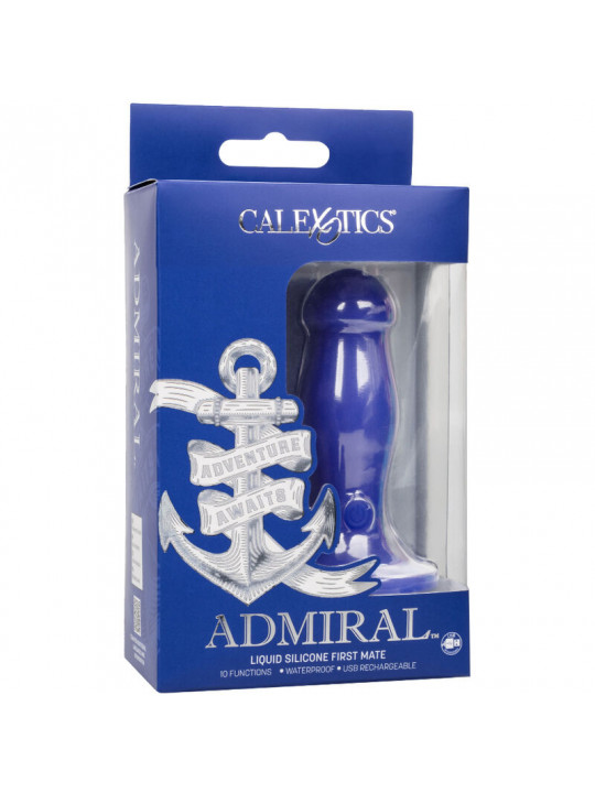 CALEXOTICS - ADMIRAL VIBRATORE PLUG ANALE FIRST MATE BLU