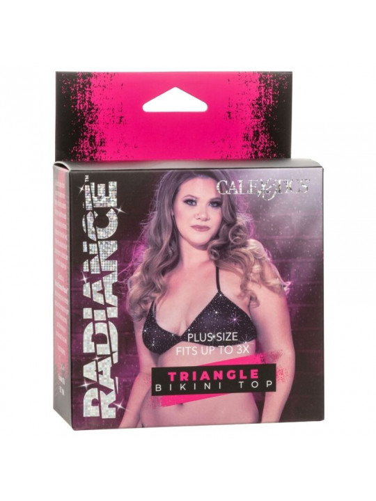 CALEXOTICS - RADIANCE TOP BIKINI A TRIANGOLO RHINE TAGLIA PLUS