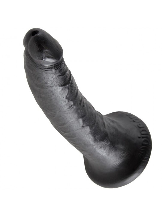 KING COCK - 7 DILDO NERO 17.8 CM