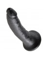 KING COCK - 7 DILDO NERO 17.8 CM