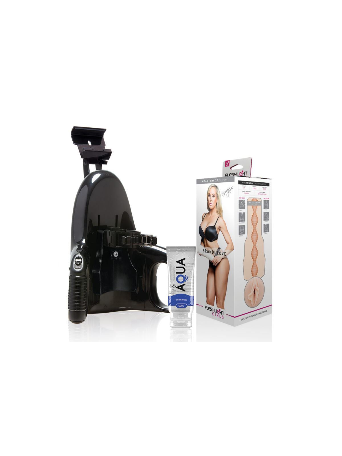 FLESHLIGHT - BRANDI LOVE VAGINA + LANCIO UNIVERSALE + LUBRIFICANTE AQUA QUALITÀ 50 ML