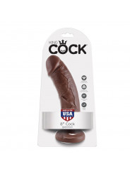 KING COCK - 8 DILDO MARRONE 20.3 CM