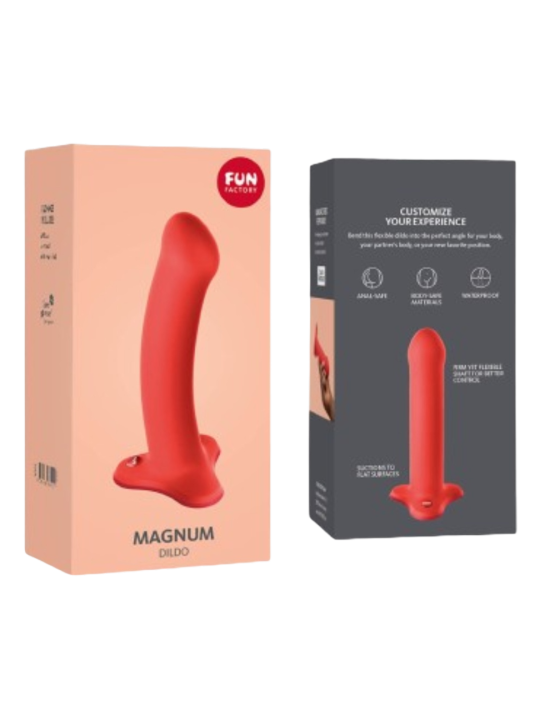 FUN FACTORY - MAGNUM DILDO FLASHY CORALLO