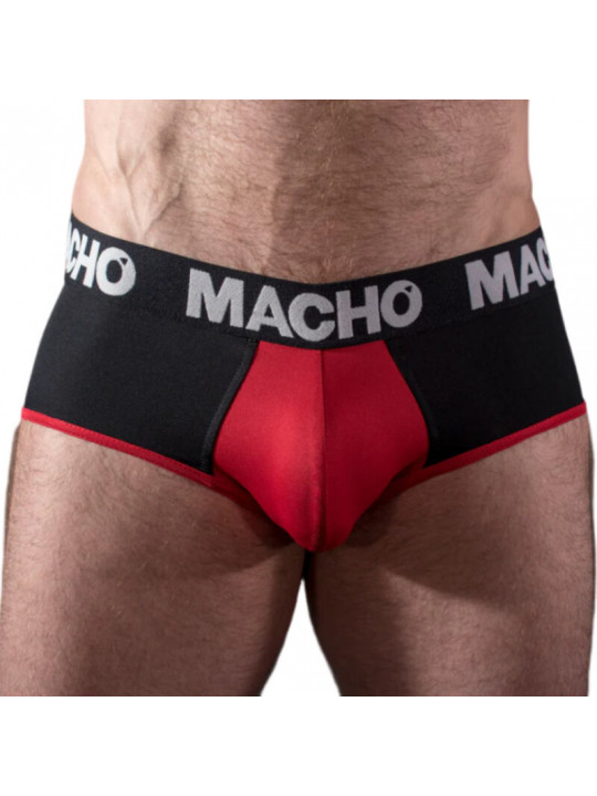 MACHO - MS26N SLIP NERO/ROSSO S