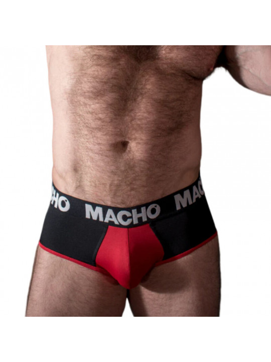 MACHO - MS26N SLIP NERO/ROSSO S