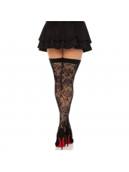 LEG AVENUE - ROSE SELVATICHE NET STOCK NERO