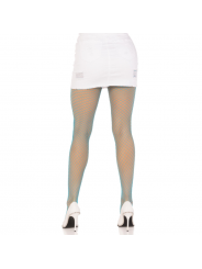 LEG AVENUE - COLLANT A RETE IN LYCRA BLU