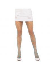 LEG AVENUE - COLLANT A RETE DIAMANTE BLU