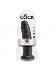 KING COCK - 10 DILDO NERO 25 CM