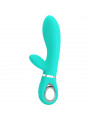 PRETTY LOVE - VIBRATORE MULTIFUNZIONE G-SPOT THOMAS VERDE ACQUA