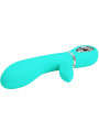 PRETTY LOVE - VIBRATORE MULTIFUNZIONE G-SPOT THOMAS VERDE ACQUA