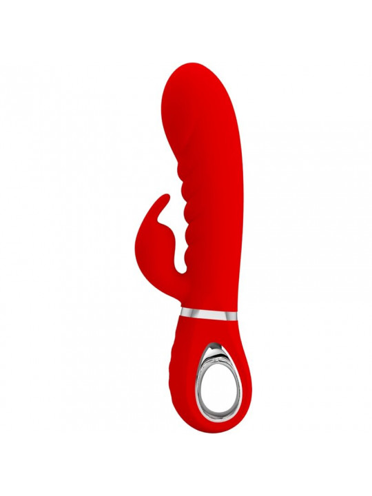 PRETTY LOVE - VIBRATORE MULTIFUNZIONE G-SPOT PRESCOTT ROSSO