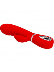 PRETTY LOVE - VIBRATORE MULTIFUNZIONE G-SPOT PRESCOTT ROSSO