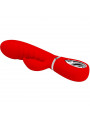 PRETTY LOVE - VIBRATORE MULTIFUNZIONE G-SPOT PRESCOTT ROSSO