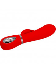 PRETTY LOVE - VIBRATORE MULTIFUNZIONE G-SPOT PRESCOTT ROSSO