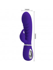 PRETTY LOVE - VIBRATORE MULTIFUNZIONE G-SPOT PRESCOTT VIOLA