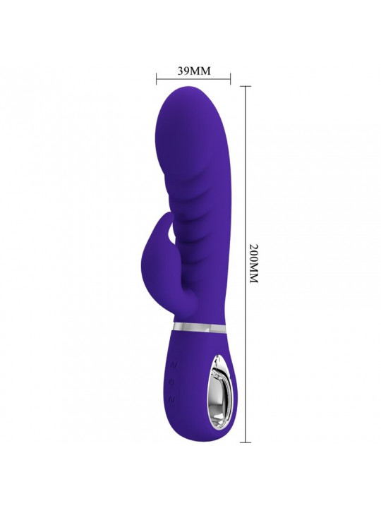 PRETTY LOVE - VIBRATORE MULTIFUNZIONE G-SPOT PRESCOTT VIOLA