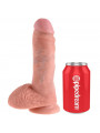 KING COCK - 8 DILDO FLESH CON SFERE 20.3 CM