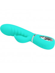 PRETTY LOVE - VIBRATORE MULTIFUNZIONE G-SPOT PRESCOTT VERDE ACQUA