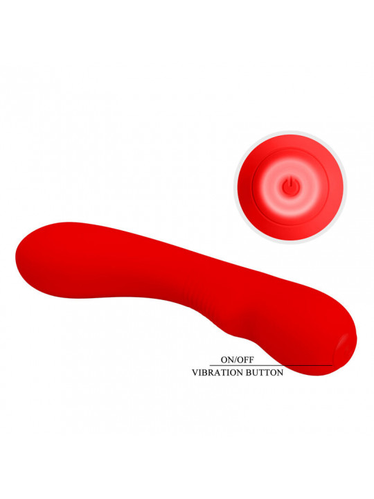 PRETTY LOVE - VIBRATORE RICARICABILE PRESCOTT ROSSO