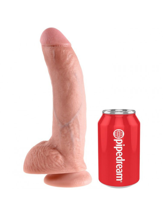 KING COCK - 9 DILDO FLESH CON SFERE 22.9 CM