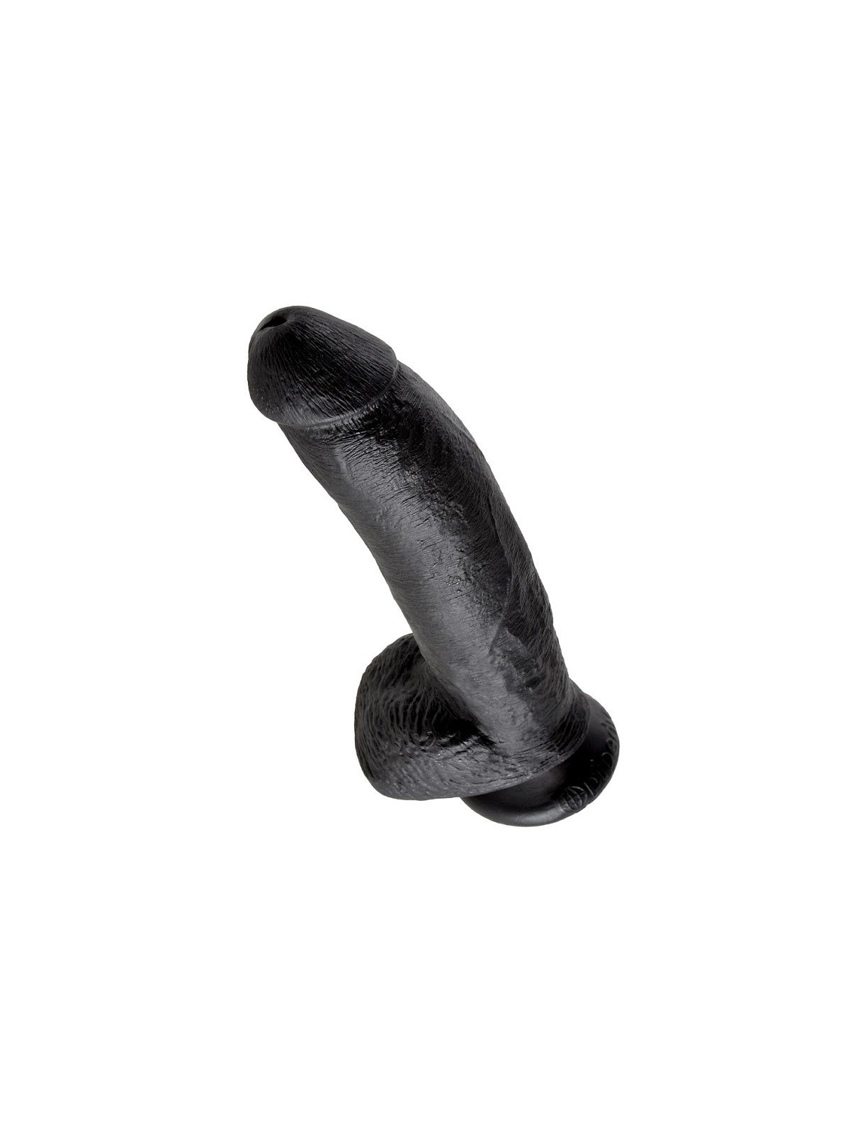 KING COCK - 9 DILDO NERO CON SFERE 22.9 CM