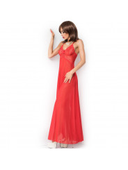 CHILIROSE - CR 3883 BABYDOLL LUNGA ROSSO S/M