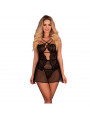 LIVCO CORSETTI FASHION - CAMICIA + SLIP BARIRIN LC 90633 NERO