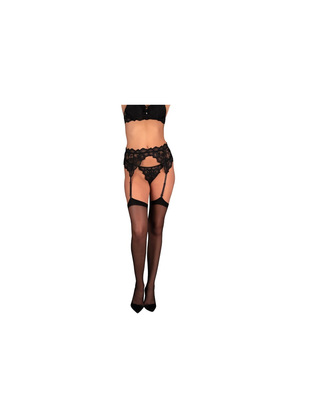 LIVCO CORSETTI FASHION - SOLIANA LC 90424-1 REGGETTIERE NERO L/XL